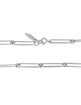 Collar de eslabones Aretize Brillo de plata P 925