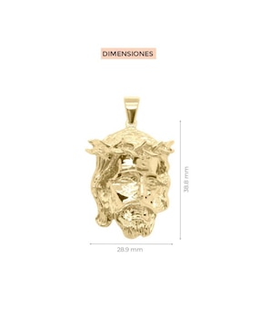 Dije de cristo Fianelli de oro 14 K
