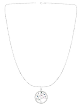 Collar con dije de árbol de la vida Clepsidra de plata P 925