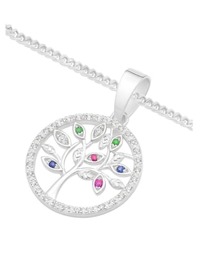 Collar con dije de árbol de la vida Clepsidra de plata P 925