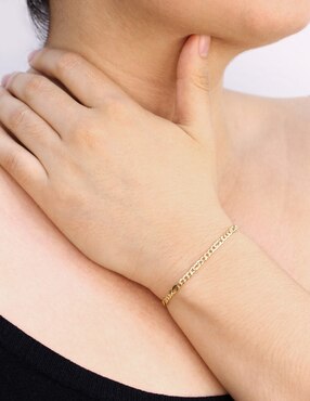 Pulsera Dinasti de oro amarillo 14 k
