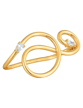 Anillo Tous Lio LGD de plata P 925 diamante con baño de oro
