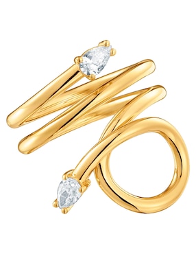 Anillo con gema Tous Tous lio lgd p 925 de plata diamante baño de oro