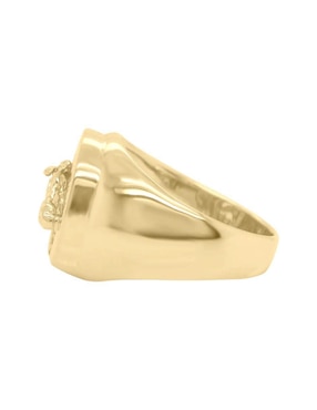 Anillo de caballo Fianelli Kael 14 k de oro brillante
