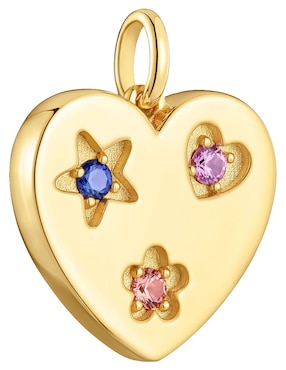 Dije de corazón Tous sweet dolls de plata P 925 zafiro