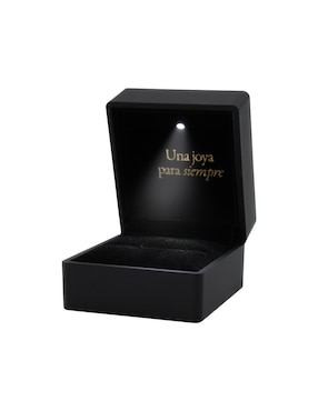 Anillo de corona Abba Joyas 10 k de oro zirconia brillante
