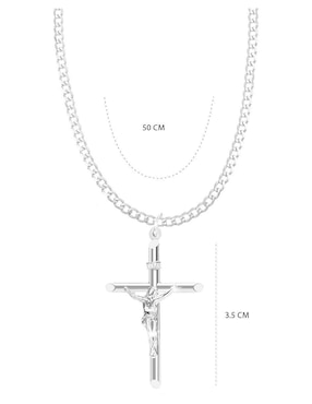 Collar con dije Clepsidra de plata P 925