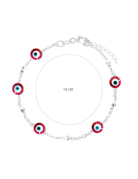 Pulsera Clepsidra de plata P 925 con acabado pulido