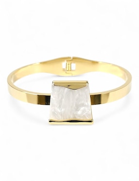 Collar, pulsera, anillo y aretes OG perla de cristal
