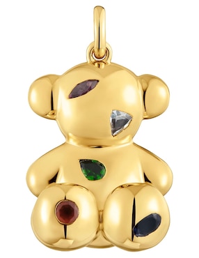 Dije de oso Tous bold bear de plata P 925 rodolita