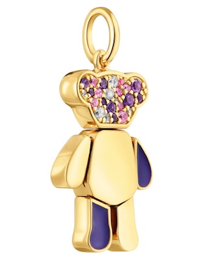Dije de oso Tous teddy bear de plata P 925 amatista