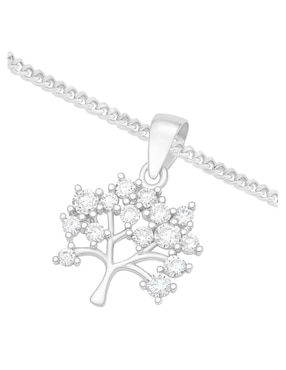 Collar con dije de árbol Clepsidra de plata P 925