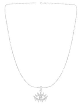 Collar con dije de ojo Clepsidra de plata P 925