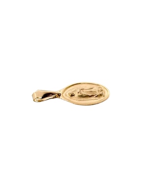 Medalla ovalada Argo Joyeros virgen de guadalupe de oro 14 K