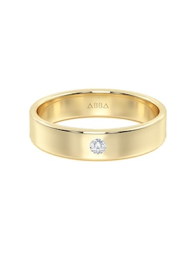 Argolla de oro 10 k Abba Joyas