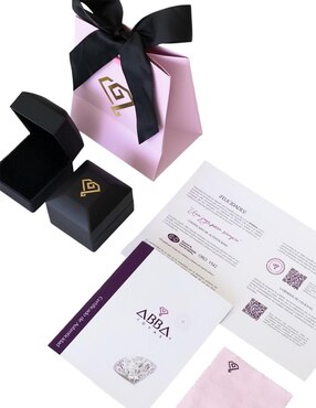 Argolla de oro 10 k Abba Joyas