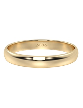 Argolla de oro 10 k Abba Joyas