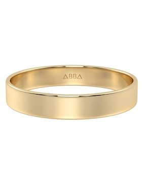 Argolla de oro 10 k Abba Joyas