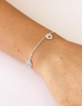 Pulsera Clepsidra de plata p 925 con acabado pulido