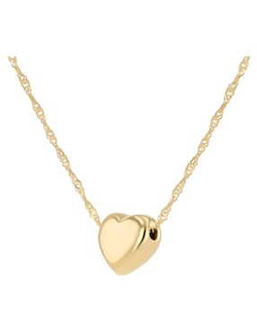 Gargantilla de corazón Joyerias Bizzarro de oro amarillo 14 K