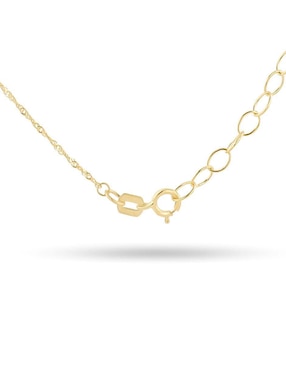 Gargantilla de cruz Joyerias Bizzarro de oro florentino 14 K