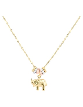 Gargantilla de elefante Joyerias Bizzarro de oro florentino 14 K