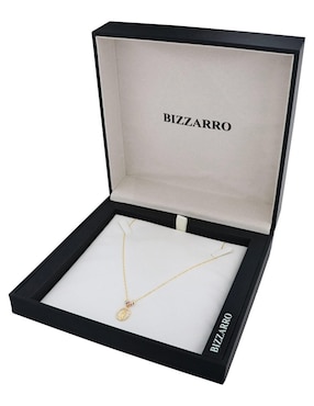 Gargantilla Virgen de Guadalupe Joyerias Bizzarro de oro florentino 14 K