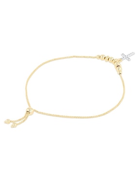 Pulsera Joyerias Bizzarro de oro amarillo 14 K con acabado brillante
