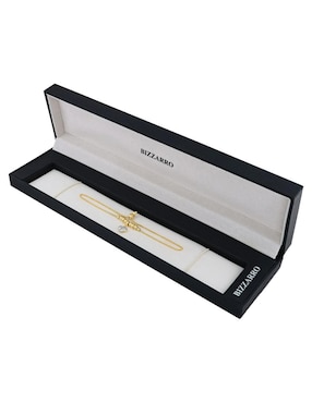 Pulsera Joyerias Bizzarro de oro amarillo 14 K con acabado brillante
