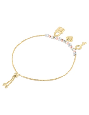 Pulsera Joyerias Bizzarro de oro amarillo 14 K con acabado brillante