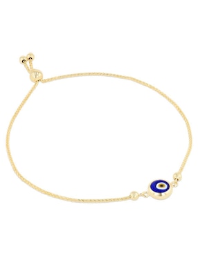Pulsera Joyerias Bizzarro de oro amarillo 14 k con acabado brillante