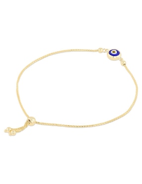 Pulsera Joyerias Bizzarro de oro amarillo 14 k con acabado brillante