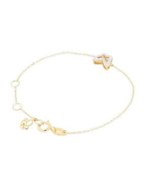Pulsera Joyerias Bizzarro de oro amarillo 14 K con acabado brillante