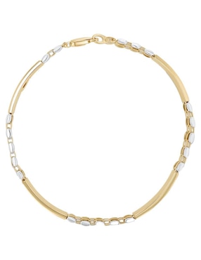 Pulsera Joyerias Bizzarro de oro amarillo 14 K con acabado brillante