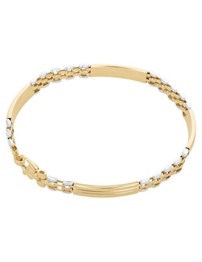 Pulsera Joyerias Bizzarro de oro amarillo 14 K con acabado brillante