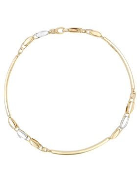 Pulsera Joyerias Bizzarro de oro amarillo 14 K con acabado brillante