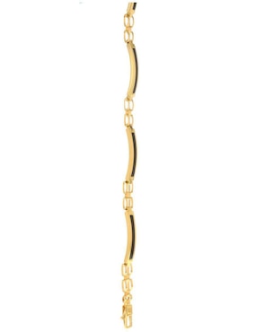 Pulsera Joyerias Bizzarro de oro amarillo 14 K con acabado brillante