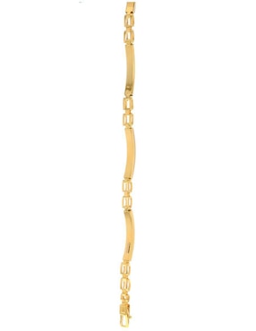 Pulsera Joyerias Bizzarro de oro amarillo 14 K con acabado brillante