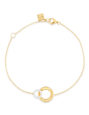 Pulsera Joyerias Bizzarro de oro amarillo 14 K con acabado brillante