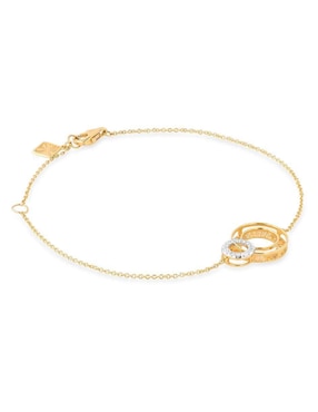 Pulsera Joyerias Bizzarro de oro amarillo 14 K con acabado brillante