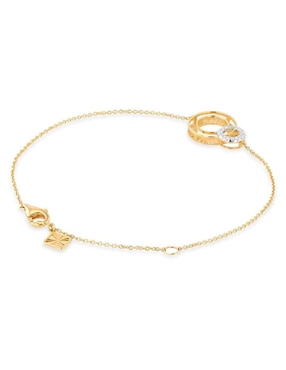 Pulsera Joyerias Bizzarro de oro amarillo 14 K con acabado brillante