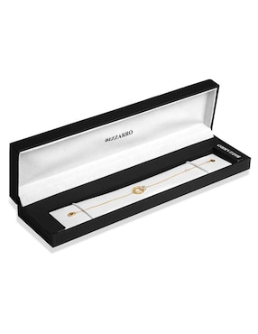 Pulsera Joyerias Bizzarro de oro amarillo 14 K con acabado brillante