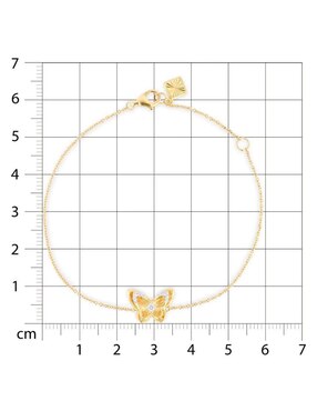 Pulsera Joyerias Bizzarro de oro amarillo 14 K con acabado brillante