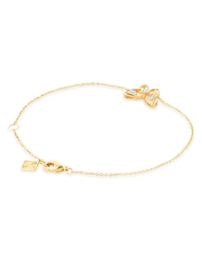 Pulsera Joyerias Bizzarro de oro amarillo 14 K con acabado brillante