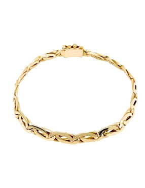 Pulsera Joyerias Bizzarro de oro amarillo 14 K con acabado brillante