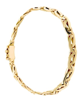 Pulsera Joyerias Bizzarro de oro amarillo 14 K con acabado brillante