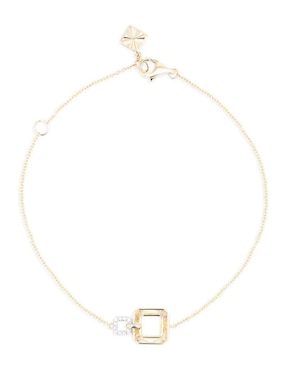 Pulsera Joyerias Bizzarro de oro amarillo 14 K con acabado brillante