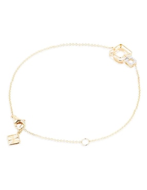 Pulsera Joyerias Bizzarro de oro amarillo 14 K con acabado brillante