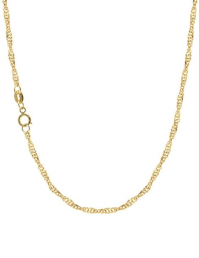 Collar con dije Abba Joyas de oro 10 K