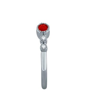 Anillo Fascinare Addel 14 k de oro rubí y diamante brillante